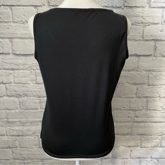 PETER Nygard Cheetah Zebra Sequin Front Sleeveless Top Size Small - Picture 6 of 8